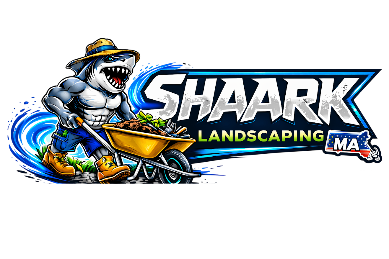 Shaark Landscaping mascot logo